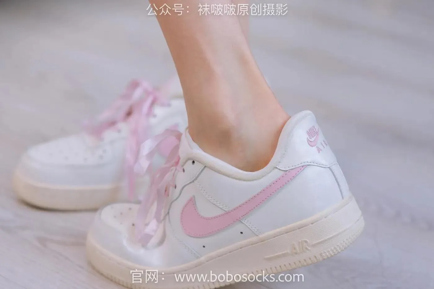 [BoBoSocks袜啵啵]NO.147 稚予-空军一号板鞋、白棉袜、体操服 [139P]插图3